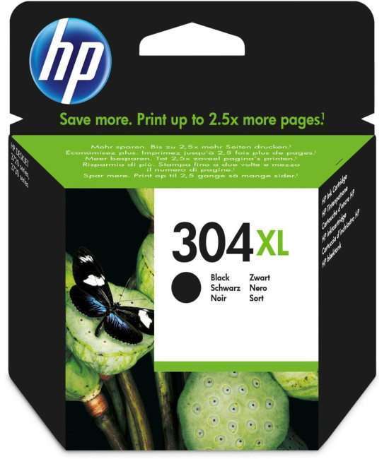 HP 304XL (Yield 300 Pages) Black Original Ink Cartridge HP 304XL (Yield 300 Pages) Black Original Ink Cartridge