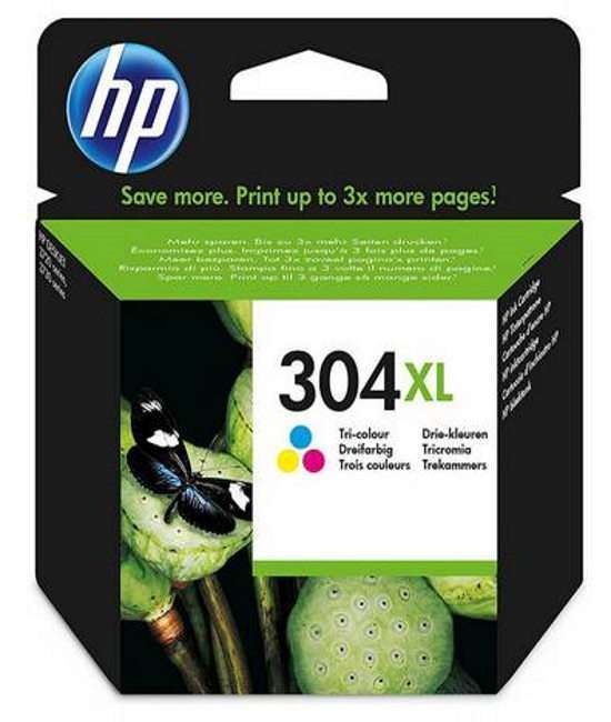 HP 304XL (Yield 300 Pages) Tri-color Original Ink Cartridge HP 304XL (Yield 300 Pages) Tri-color Original Ink Cartridge