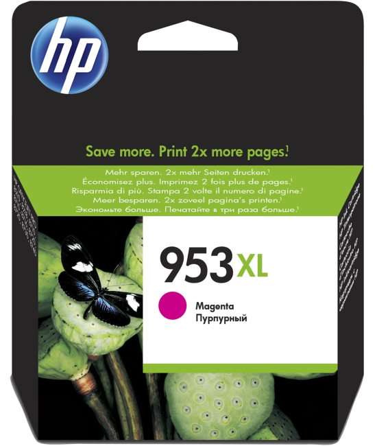 HP 953XL (Yield 1,600 Pages) High Yield Magenta Original Ink Cartridge HP 953XL (Yield 1,600 Pages) High Yield Magenta Original Ink Cartridge