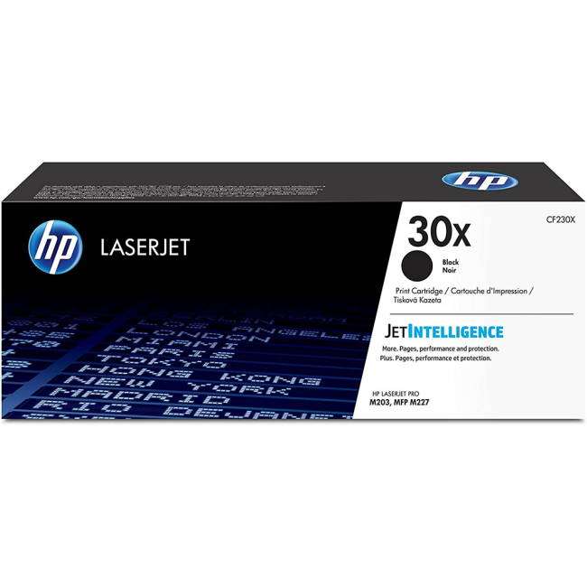 HP 30X (Yield 3,500 Pages) High Yield Original LaserJet Toner Cartridge HP 30X (Yield 3,500 Pages) High Yield Original LaserJet Toner Cartridge