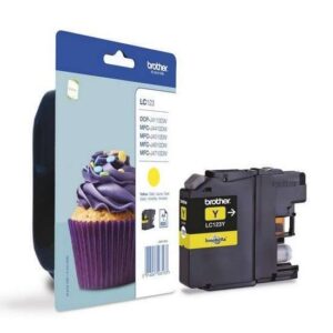 Brother LC123 Yellow Ink Cartridge (Low Capacity)