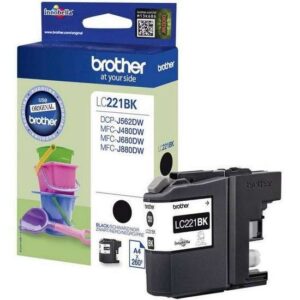 Brother LC221 Black Cartridge (Low Capacity)