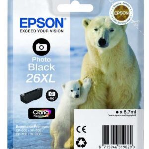 Epson T2631 Photo Black Ink Cartridge